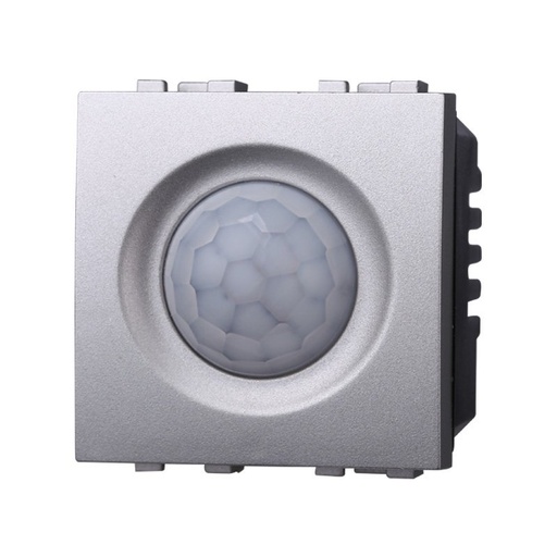 [BLG1801] ETTROIT Sensore Movimento PIR Timer 2P 2M Colore GRIGIO Compatibile Con Bticino Living International