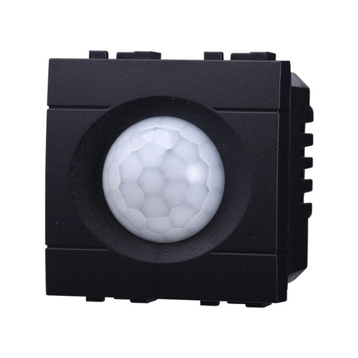 [BLN1801] ETTROIT Sensore Movimento PIR Timer 2P 2M Colore Nero Compatibile Con Bticino Living International