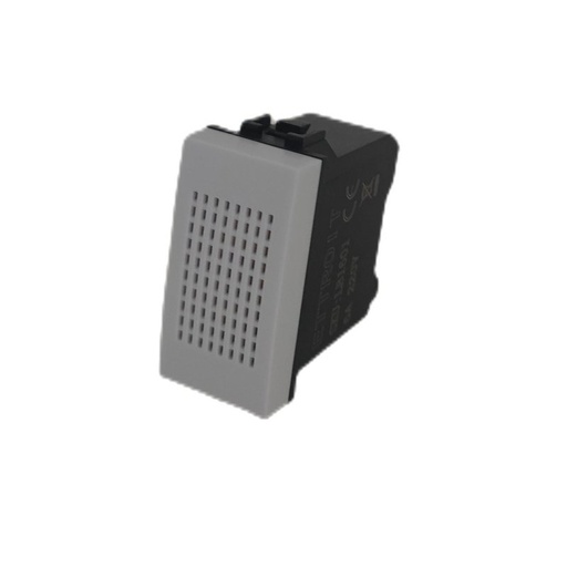[BLB1601-12V] ETTROIT Suoneria Bronzo 12V 6A Colore Bianco Compatibile Con Bticino Living N4351/12