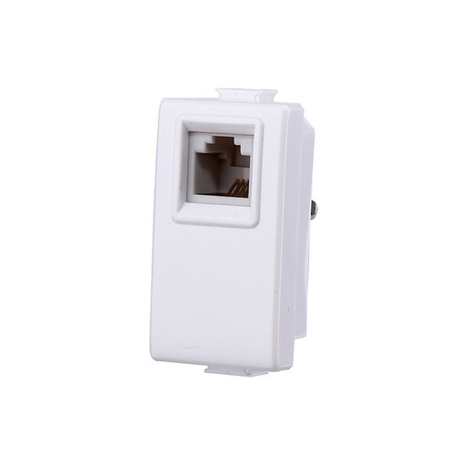 [MT2354] ETTROIT Connettore Telefonica Presa RJ11 Colore Bianco Compatibile Con Bticino Matix