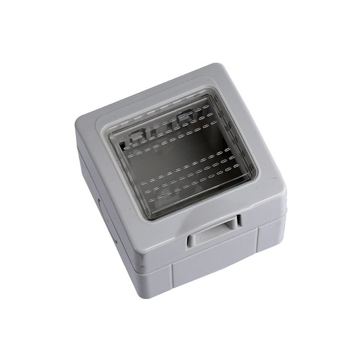 [MT2602] Custodia 2P IP55 Scatola Porta Frutti 502 Con Coperchio 2 Posti Moduli Compatibile Con Bticino Matix