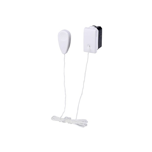 [MT1101] ETTROIT Pulsante Tirante Con Corda 1P 10A Colore BIANCO Compatibile Con Bticino Matix