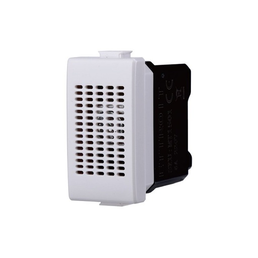 [MT1601] ETTROIT Suoneria 220V 6A Colore Bianco Compatibile Con Bticino Matix