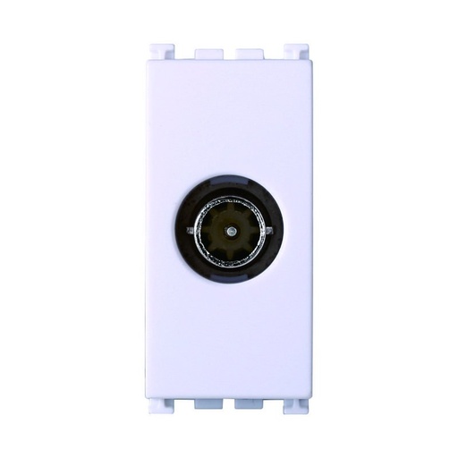 [VA2253B] ETTROIT Connettore Presa TV Passante Maschio Colore Bianco Compatibile Con Vimar Arke