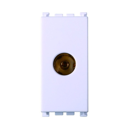 [VA2251B] ETTROIT Connettore Presa TV Terminale Femmina Colore Bianco Compatibile Con Vimar Arke