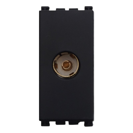 [VA2251] ETTROIT Connettore Presa TV Terminale Femmina Colore Nero Compatibile Con Vimar Arke
