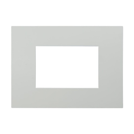 [VA83309] Placca Plastica Serie Venus 3P Colore Sabbia Compatibile Con Vimar Arke