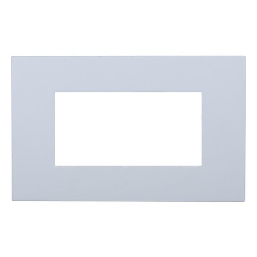 [VA83401] ETTROIT Placca Plastica Serie Venus 4P Colore Bianco Compatibile Con Vimar Arke