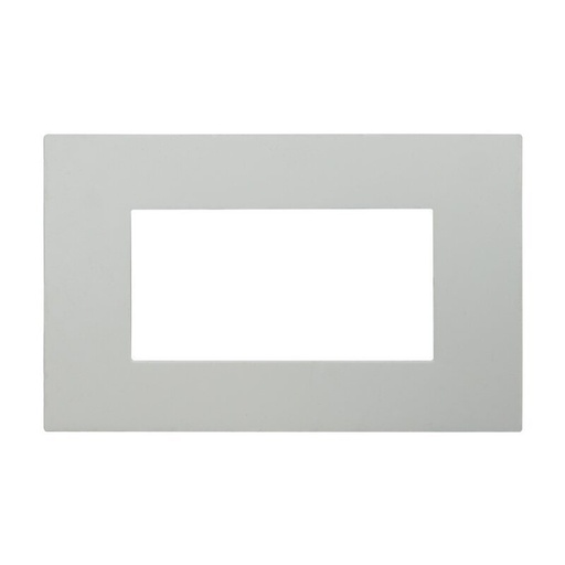 [VA83409] ETTROIT Placca Plastica Serie Venus 4P Colore Sabbia Compatibile Con Vimar Arke