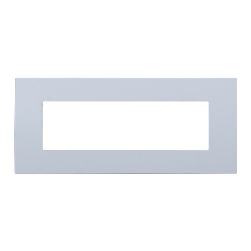 [VA83701] Placca Plastica Serie Venus 7P Colore Bianco Compatibile Con Vimar Arke