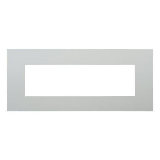 [VA83709] Placca Plastica Serie Venus 7P Colore Sabbia Compatibile Con Vimar Arke