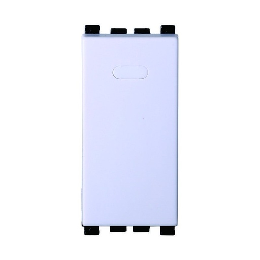 [VA1001B] ETTROIT Pulsante 1P 16A Unipolare Colore Bianco Compatibile Con Vimar Arke