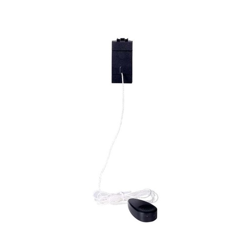 [VA1101] ETTROIT Pulsante Tirante Con Corda 1P 10A Colore Nero Compatibile Con Vimar Arke