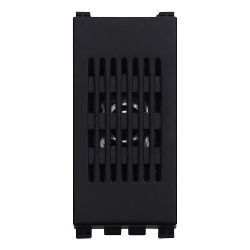 [VA1501] ETTROIT Ronzatore 220V 6A Colore Nero Compatibile Con Vimar Arke