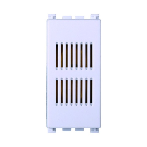 [VA1601B] ETTROIT Suoneria 220V 6A Colore Bianco Compatibile Con Vimar Arke