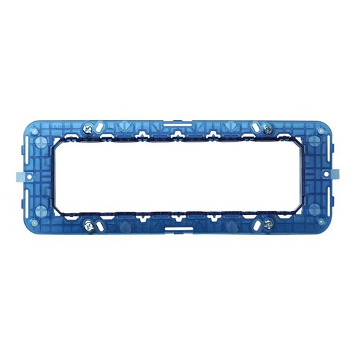 [VA0207] ETTROIT Supporto 7P 7 Posti Serie Venus Compatibile Con Vimar Arke