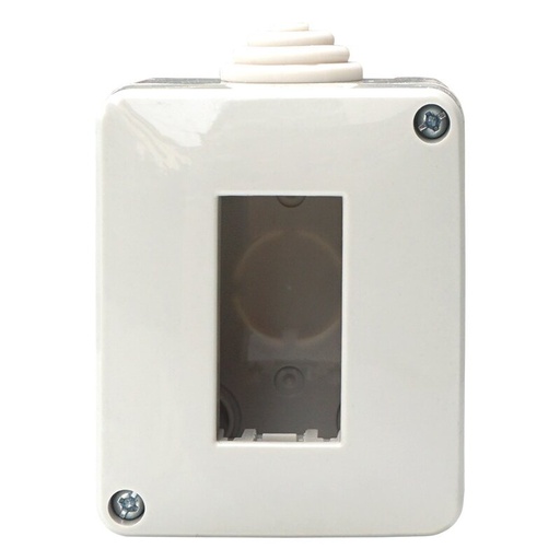 [EV2501] Custodia 1P IP40 Scatola Porta Frutti Da Esterno 502 1 Posto Modulo Compatibile Con Vimar Plana