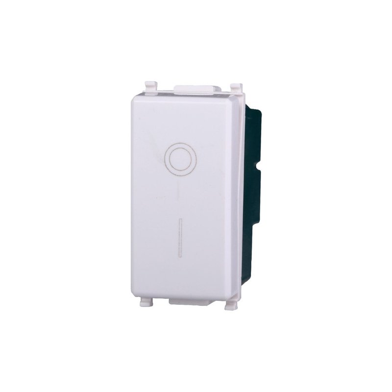 Interruttore 16A Bipolare 0-1 Colore Bianco Compatibile Con Vimar Plana