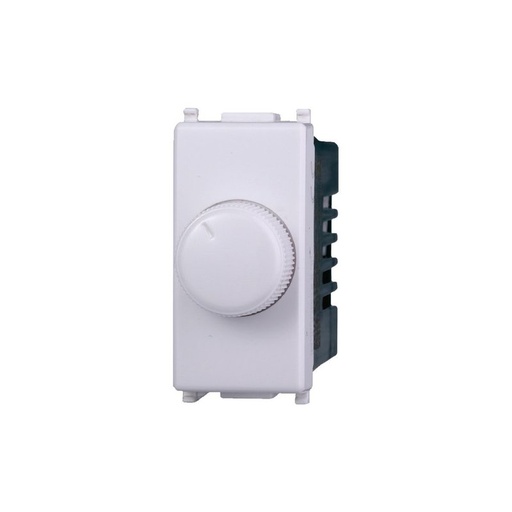 [EV1301] ETTROIT Regolatore Dimmer A Manopola 220V 100-1000W Colore BIANCO Compatibile Con Vimar Plana