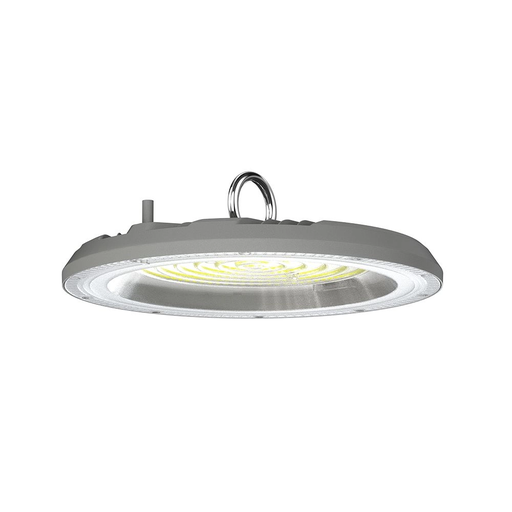 [FE23622] Campana Industriale LED SMD 100W UFO Colore Grigio 90° Interruttore CCT 3000K-6500K IP65 SKU-23622